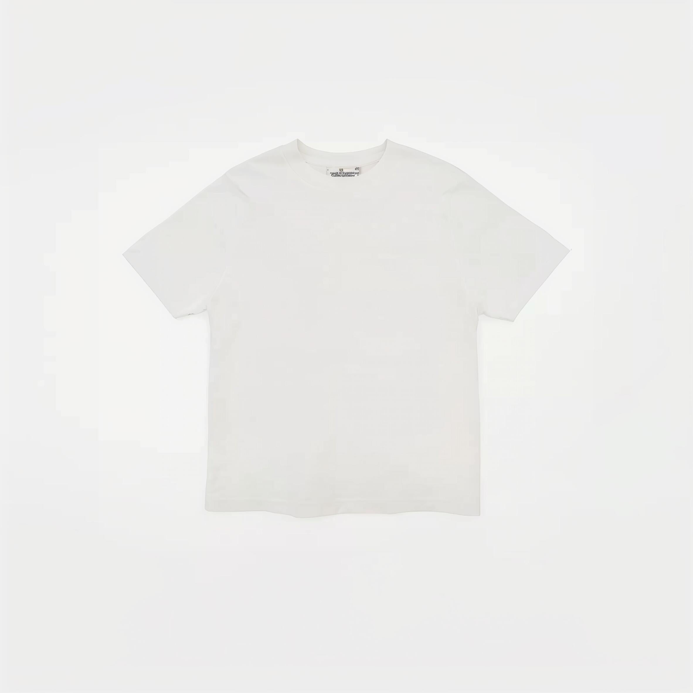 Plain white tee